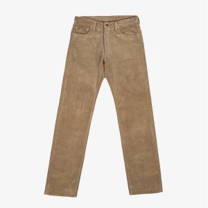 Iron Heart IH-6634 - 14oz Heavy Corduroy Straight Cut Pants - Beige