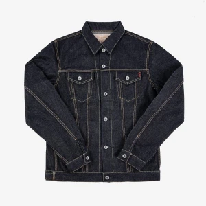 Iron Heart IH-526L 19oz Left-Hand Twill Selvedge Denim Type III Jacket - Indigo