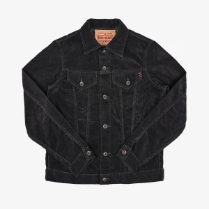 Iron Heart IHJ-69-BLK Corduroy Modified Type III Jacket - Black
