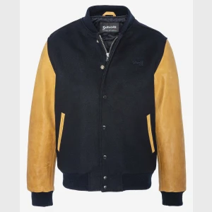 Schott LCUSA Varsity jacket, cowhide leather