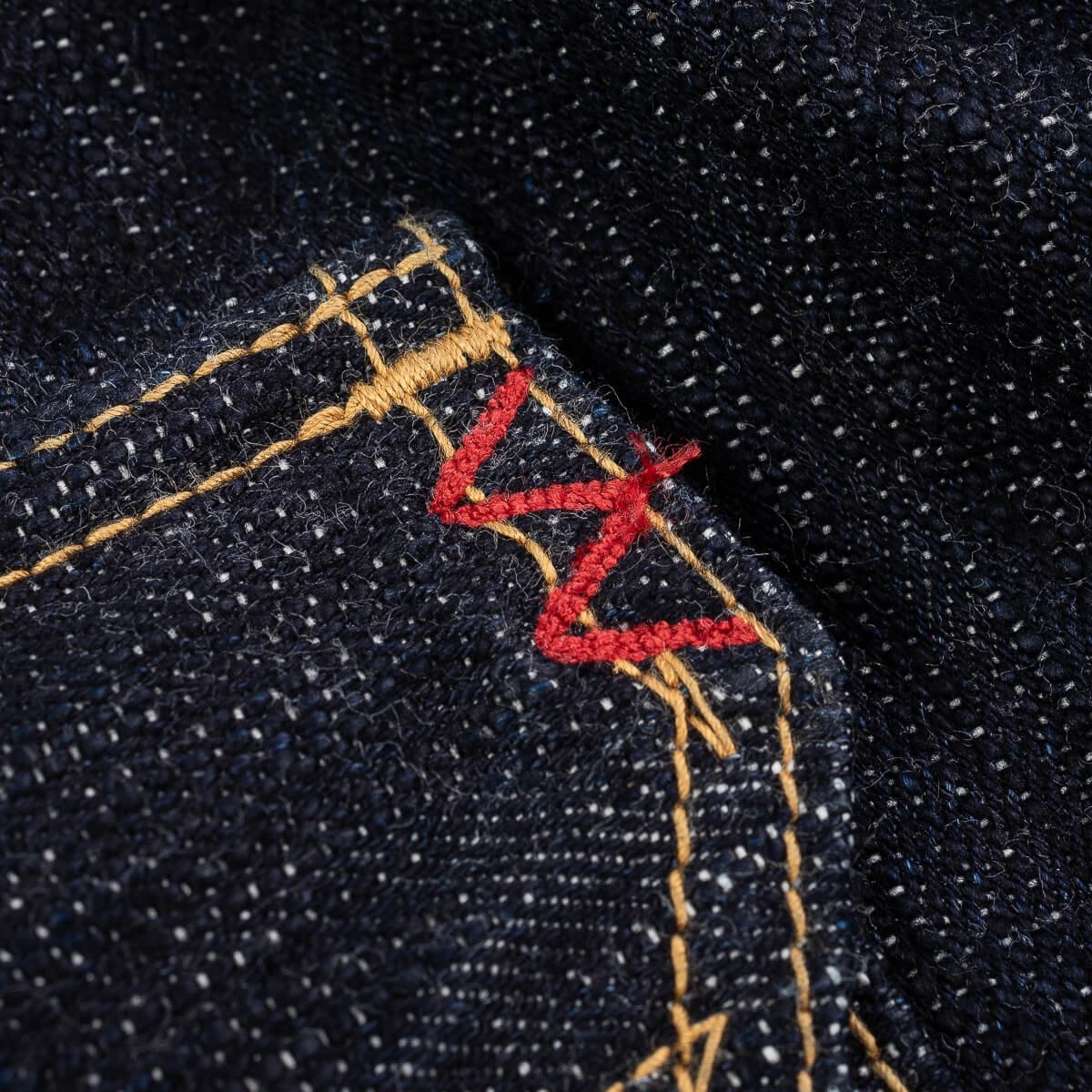Iron Heart IHJ-507-SLB 16oz Slubby Selvedge Denim Type II Jacket - Image 5