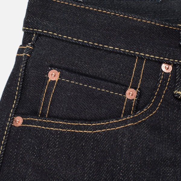 Iron Heart IH-777-XHS - 25oz Selvedge Denim Slim Tapered Cut Jeans - Indigo - Image 3