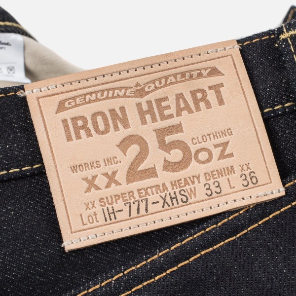 Iron Heart IH-777-XHS - 25oz Selvedge Denim Slim Tapered Cut Jeans - Indigo - Image 4