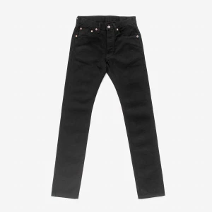 Iron Heart IH-777S-142bb - 14oz Selvedge Denim Slim Tapered Cut Jeans - Black/Black