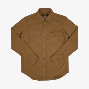Iron Heart IHSH-234-CAM Kersey Western Shirt - Camel