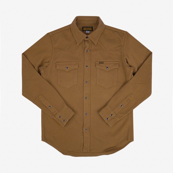 Iron Heart IHSH-234-CAM Kersey Western Shirt - Camel