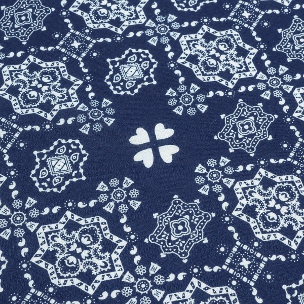 Iron Heart IHG-052 “Bell” Print Bandana - Indigo - Image 3