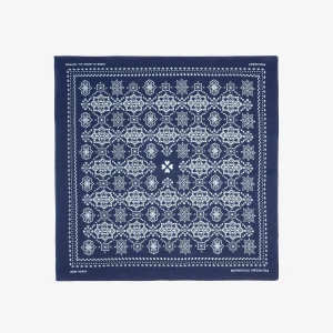 Iron Heart IHG-052 “Bell” Print Bandana - Indigo
