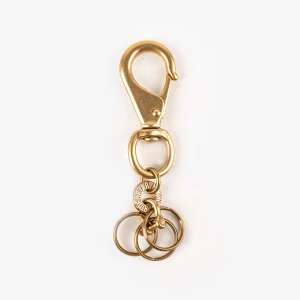 Iron Heart Brass-W8 - Large Clip With Swivel And Rings