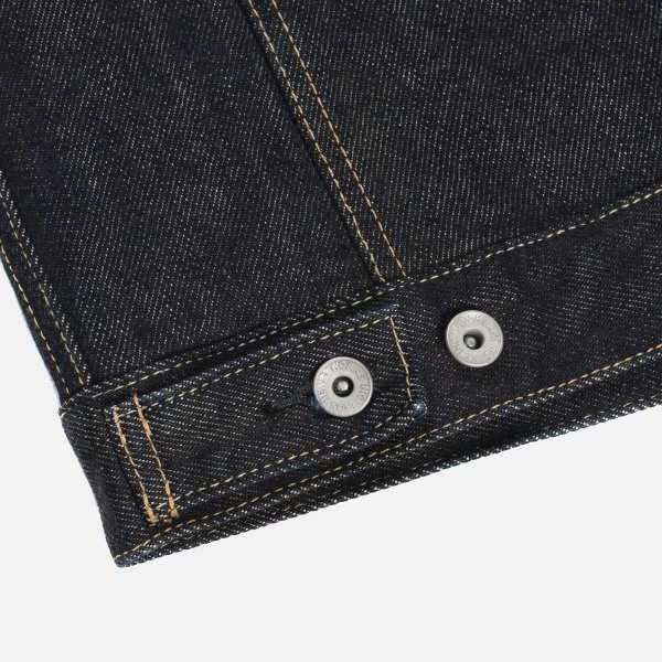 Iron Heart IH-526SV 21oz Selvedge Denim Modified Type III Vest - Indigo - Image 3