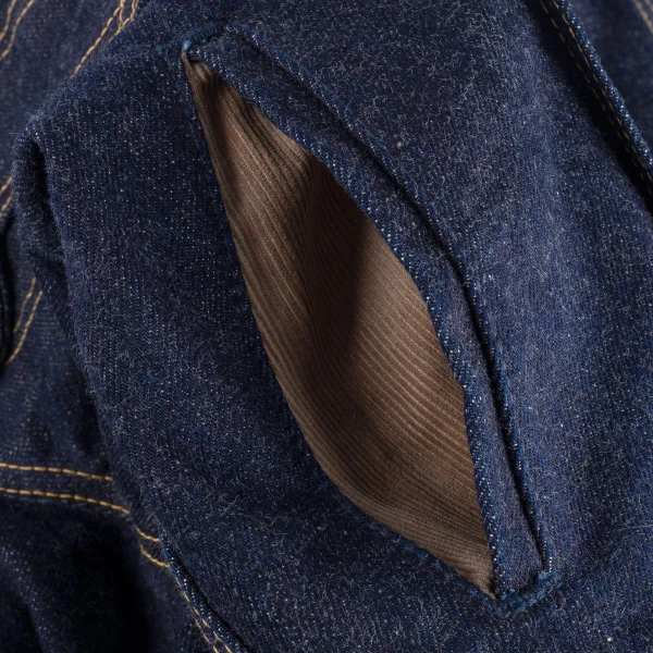 Iron Heart IH-101J-SR - 18oz Selvedge Denim Storm Rider Jacket - Image 6