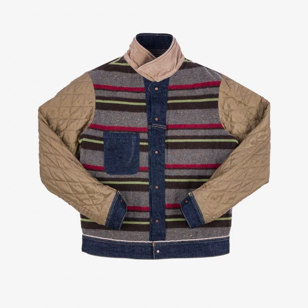 Iron Heart IH-101J-SR - 18oz Selvedge Denim Storm Rider Jacket - Image 7