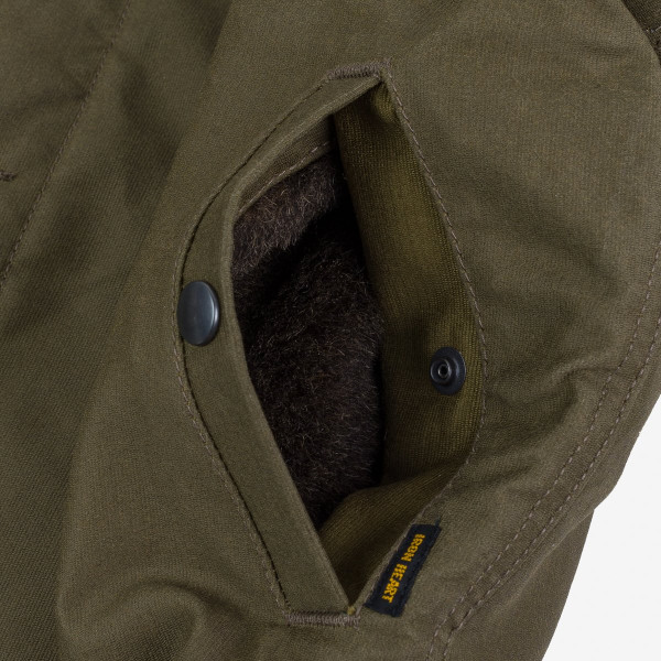 Iron Heart IHM-37 - Oiled Whipcord N1 Deck Jacket - Image 4
