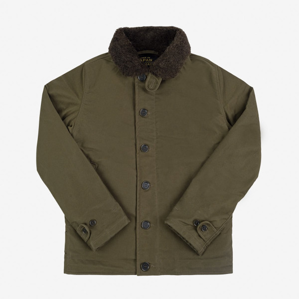Iron Heart IHM-37 - Oiled Whipcord N1 Deck Jacket