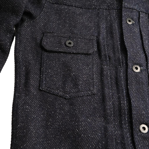 Japan Blue JBGJ1013 12oz. Tweed Denim Type 2 Jacket - Image 7