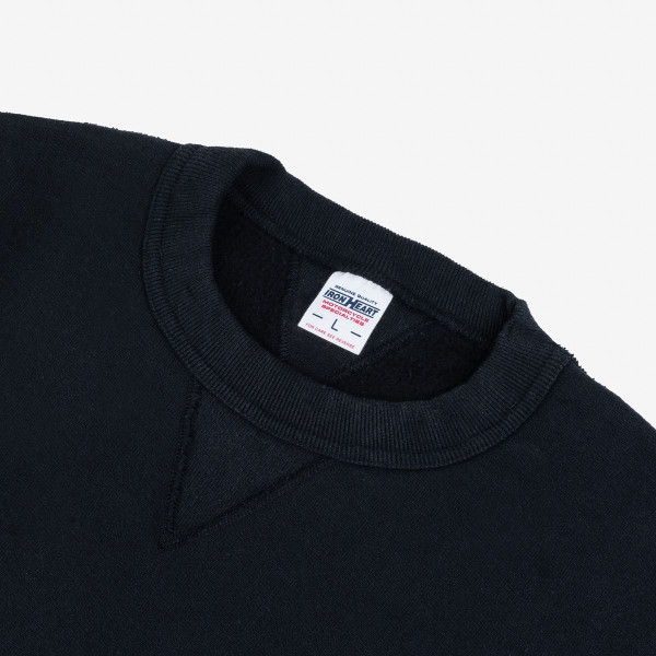 Iron Heart IHSW-69L - 14oz Ultra Heavyweight Loopwheel Cotton Crew Neck Sweat - Image 3