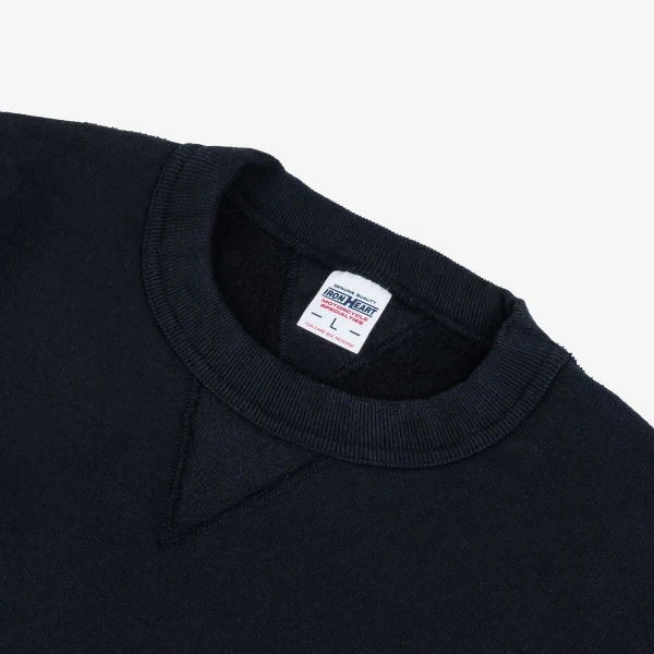 Iron Heart IHSW-69L - 14oz Ultra Heavyweight Loopwheel Cotton Crew Neck Sweat - Image 3