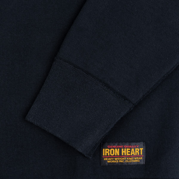 Iron Heart IHSW-69L - 14oz Ultra Heavyweight Loopwheel Cotton Crew Neck Sweat - Image 4