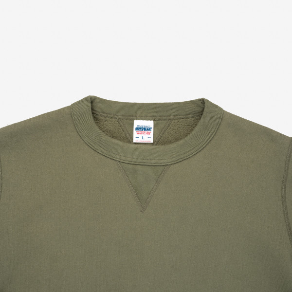 Iron Heart IHSW-69L - 14oz Ultra Heavyweight Loopwheel Cotton Crew Neck Sweat - Image 7