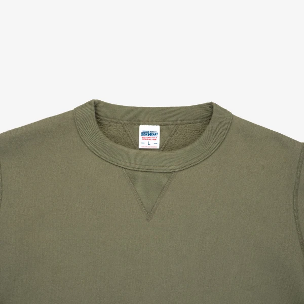 Iron Heart IHSW-69L - 14oz Ultra Heavyweight Loopwheel Cotton Crew Neck Sweat - Image 7
