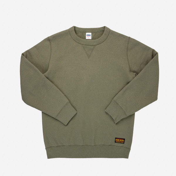 Iron Heart IHSW-69L - 14oz Ultra Heavyweight Loopwheel Cotton Crew Neck Sweat - Image 5