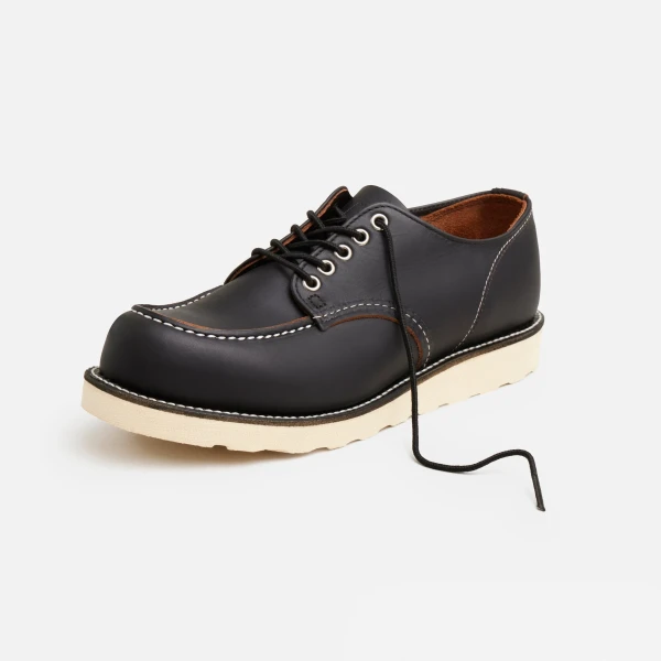 Red Wing 8090 Shop Moc Toe Oxford Black Prairie - Image 3