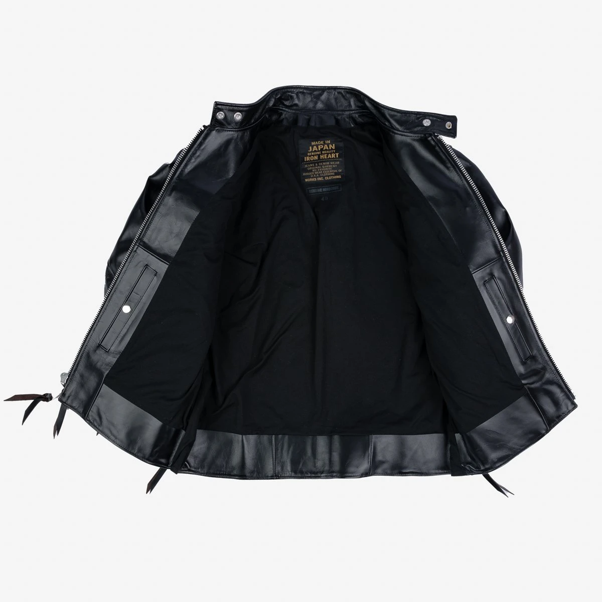 Iron Heart IHJ-35 – Japanese Horsehide Rider's Jacket – Angry