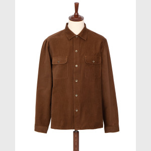 Indigofera Webster Shirt, Square Corduroy, Rust