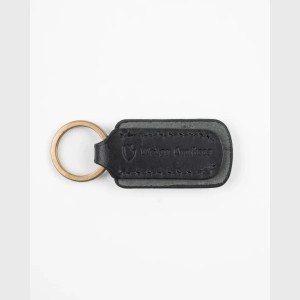 Iron Heart IHG-067 - Buttero Leather Key Ring w/Embossed Iron Heart Logo - Image 2