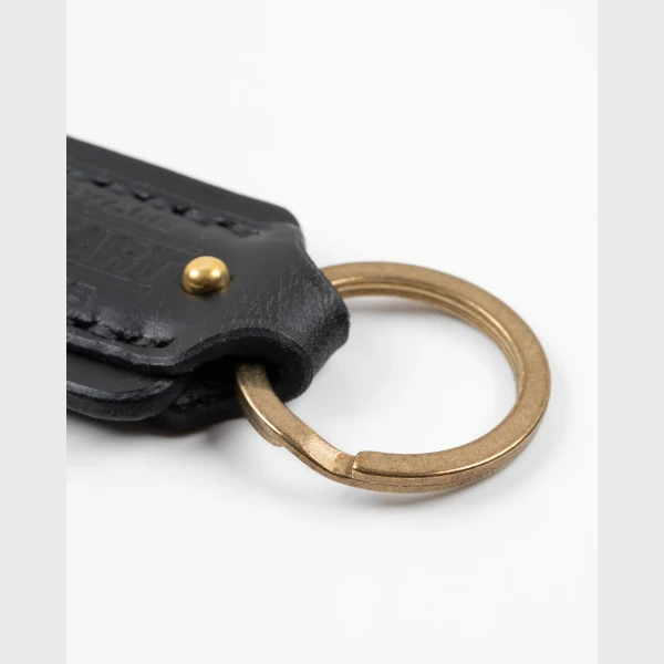Iron Heart IHG-067 - Buttero Leather Key Ring w/Embossed Iron Heart Logo - Image 3