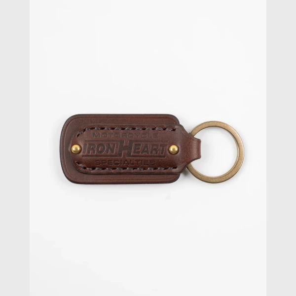 Iron Heart IHG-067 - Buttero Leather Key Ring w/Embossed Iron Heart Logo - Image 4