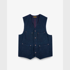 Iron Heart IHV-50 14oz Sashiko Dobby Cloth / Duck Work Vest