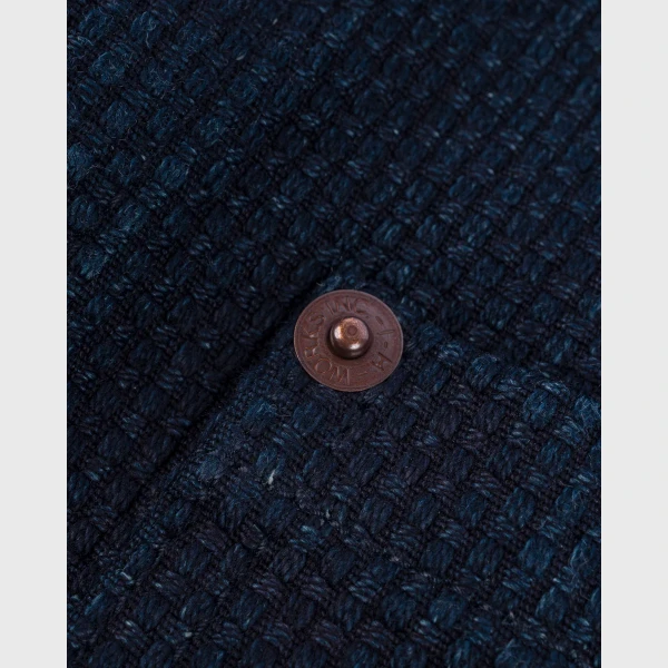 Iron Heart IHV-50 14oz Sashiko Dobby Cloth / Duck Work Vest - Image 5
