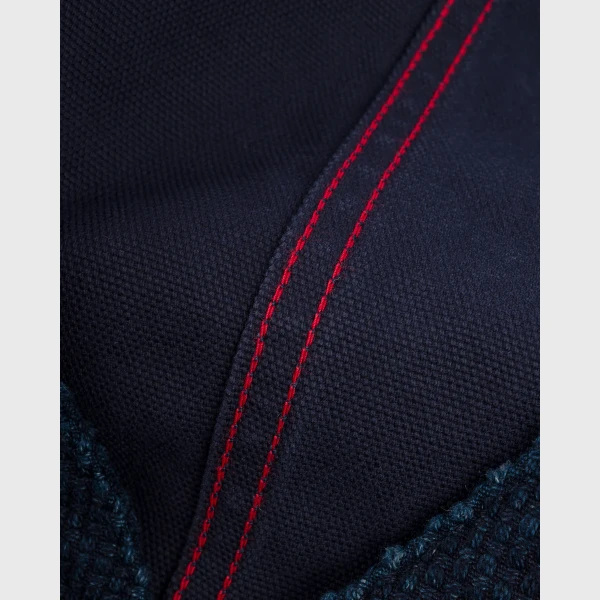 Iron Heart IHV-50 14oz Sashiko Dobby Cloth / Duck Work Vest - Image 6