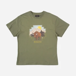 Pendleton PNM250 Buffalo T-Shirt - Olive