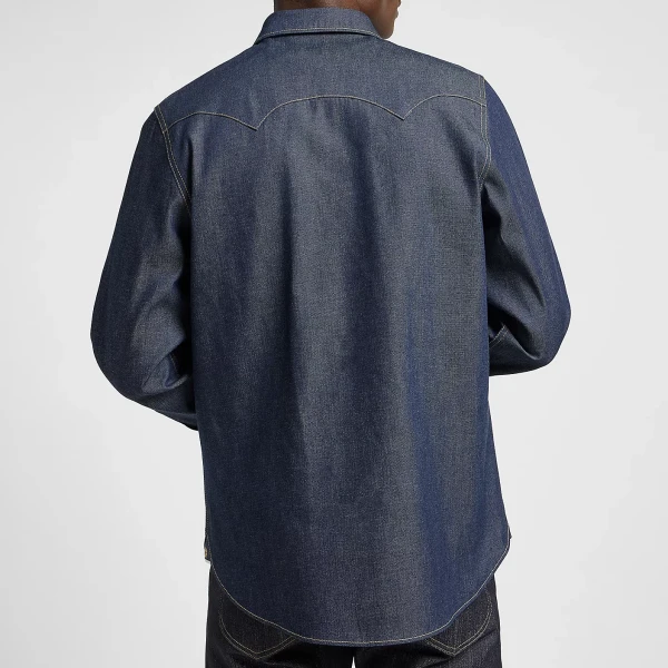Lee 101 50'S Western Shirt Dry Blue - Image 2