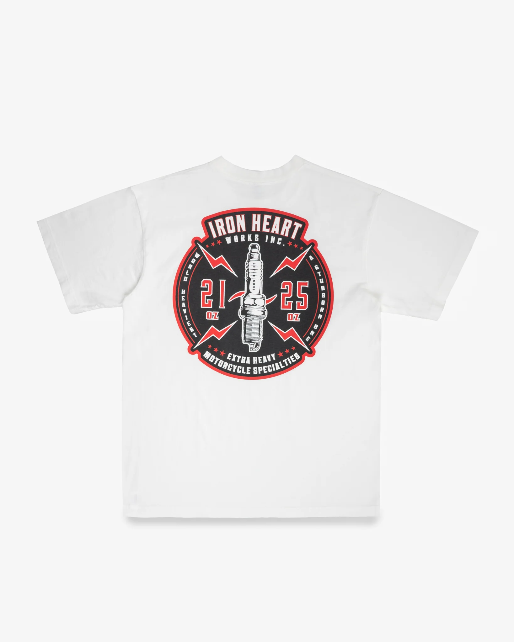 Iron Heart IHT-2503 - 7.5oz Printed Loopwheel Crew Neck T-Shirt - Image 7