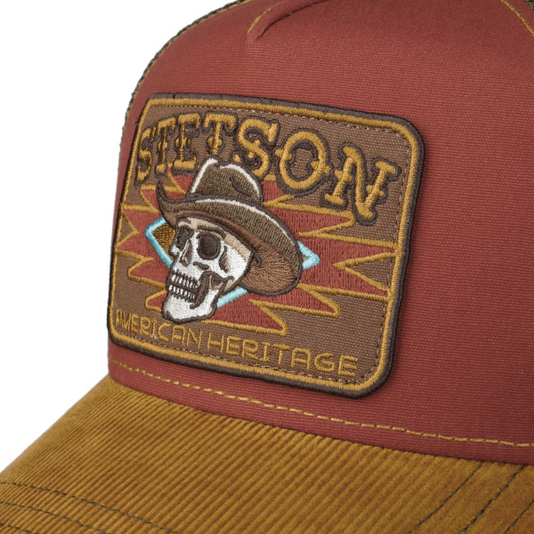 Stetson Cowboy Skull Trucker Cap - Image 2