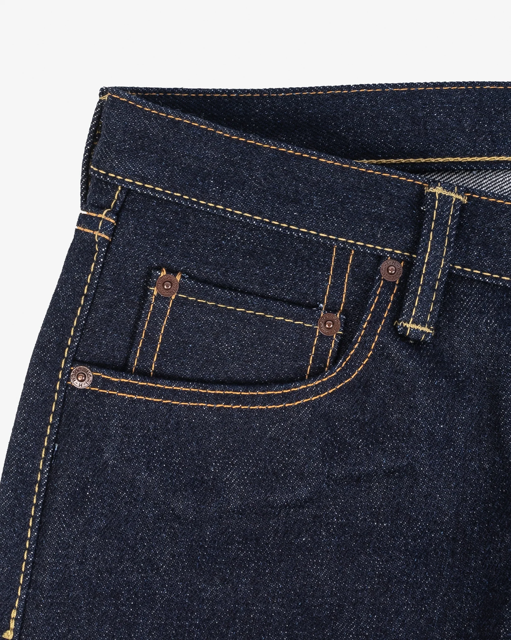 Iron Heart IH-777S-UHR 21/23oz Ultra Heavy Raw Selvedge Denim Slim Tapered Cut Jeans - Image 6