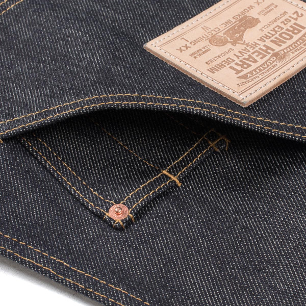 Iron Heart IHG-056 - 21oz Selvedge Denim Apron - Image 5