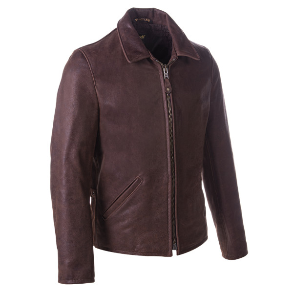 Schott 543 Men's Waxy Buffalo Leather Sunset Jacket - Image 3
