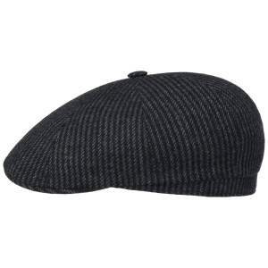 Stetson 6830701 8-Panel Cap Woolen Stripe