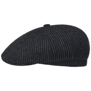 Stetson 6830701 8-Panel Cap Woolen Stripe