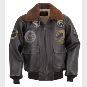 Schott G-1 TG Wings of Gold Leather Bomber Jacket