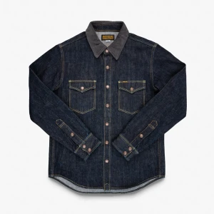 Iron Heart IHSH-427 - 16oz Vintage Selvedge Denim CPO Shirt