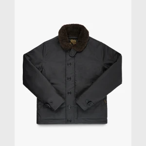 Iron Heart IHM-37 - Oiled Whipcord N1 Deck Jacket Blck