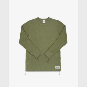 Iron Heart IHTL-1301 - Waffle Knit Long Sleeved Crew Neck Thermal Top