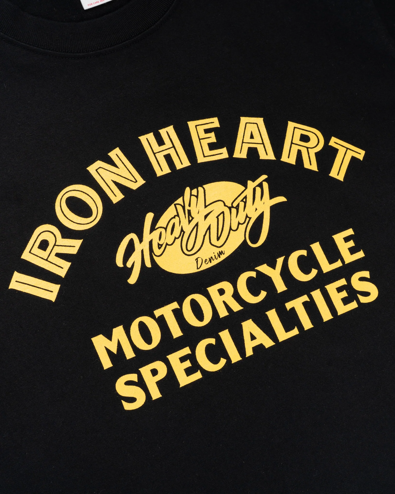 Iron Heart IHT-2602 7.5oz Printed Loopwheel Crew Neck T-Shirt - Image 3