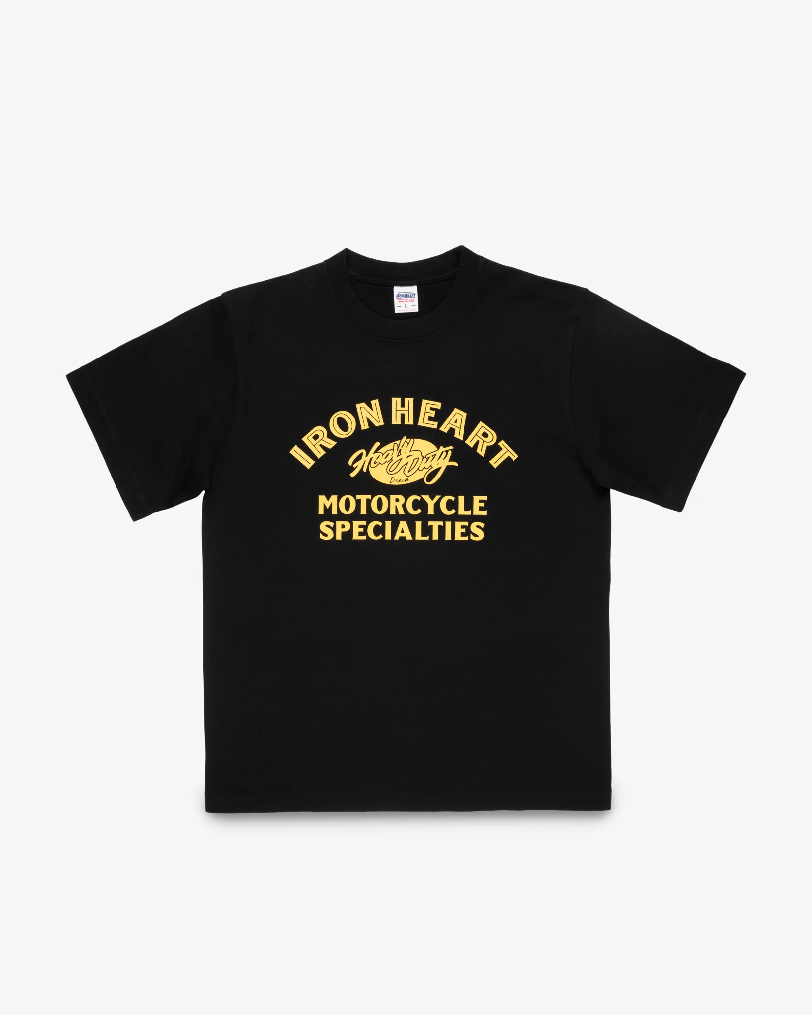 Iron Heart IHT-2602 7.5oz Printed Loopwheel Crew Neck T-Shirt