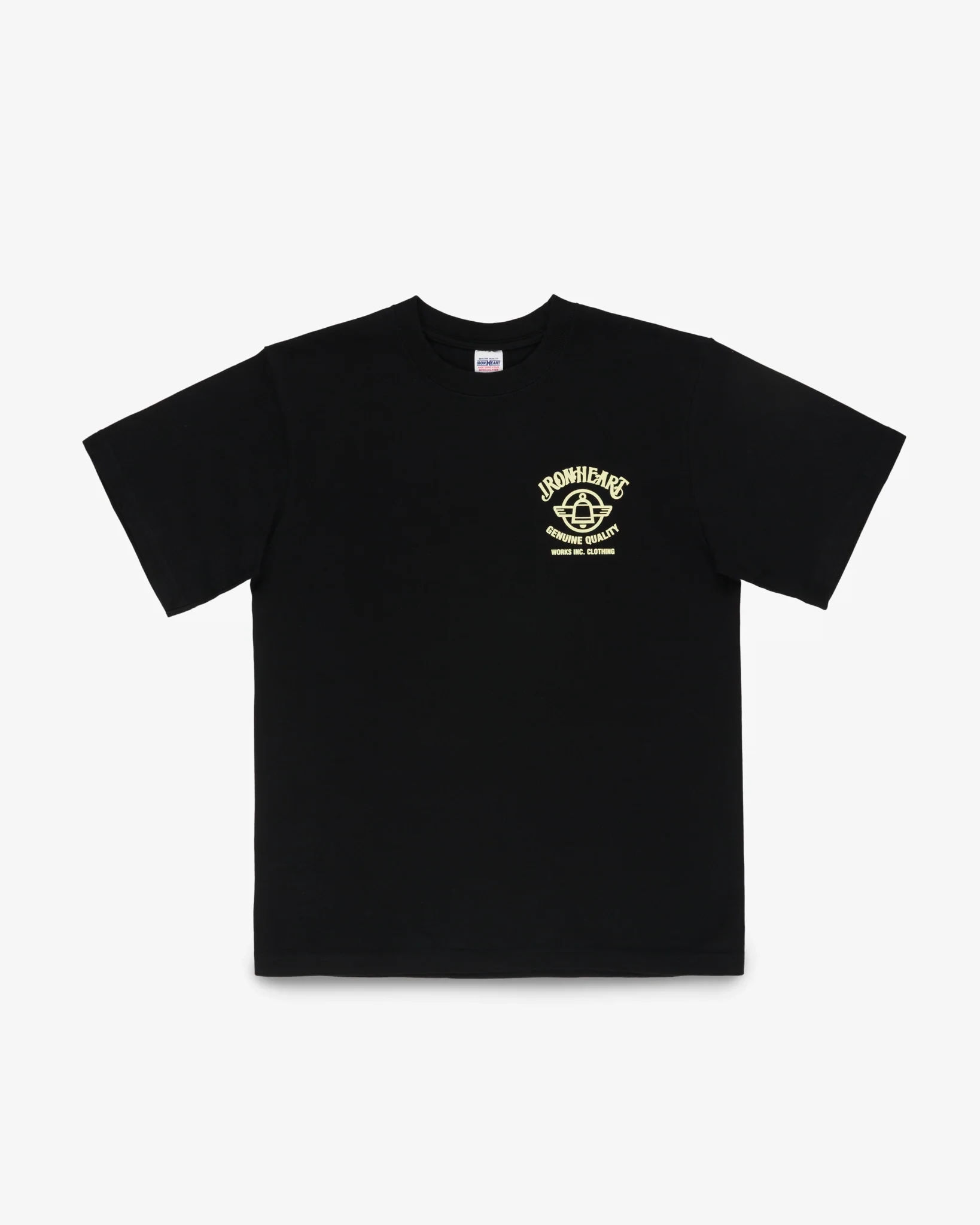 Iron Heart IHT-2603 7.5oz Printed Loopwheel Crew Neck T-Shirt